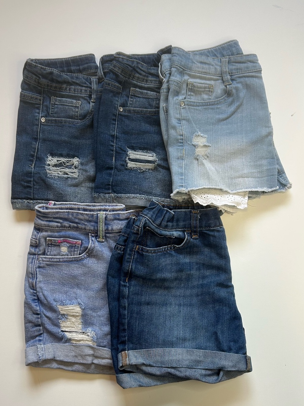 Denim Shorts Girls Sz 12/14